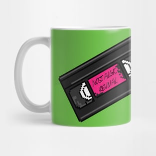 Nostalgic Revival VHS Tape Pixel Art Mug